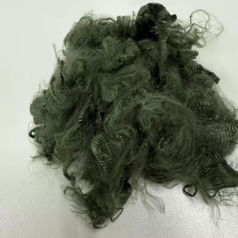 Army Green Aramid Short Fiber
