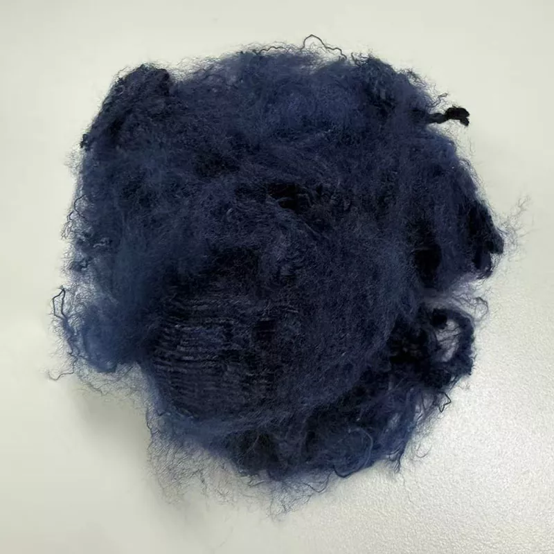 Navy Blue Aramid Short Fiber