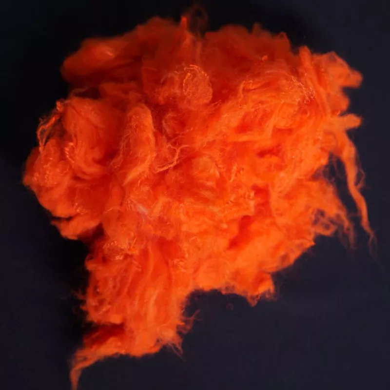 Orange Red Aramid Short Fiber
